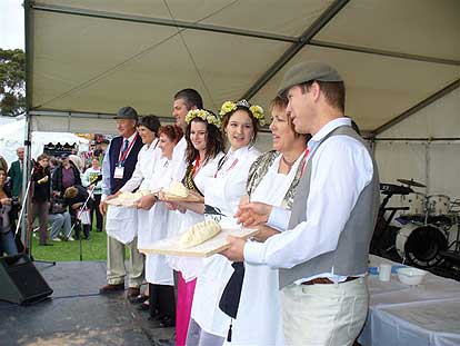 The Entrants in the Pasty Making Competition
