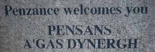 Penzance Station sign