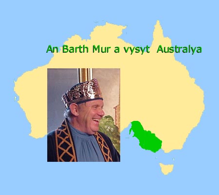 picture of Barth Mur against map of Australia