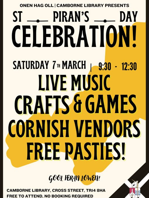 Camborne St Piran’s Day Celebration 2026