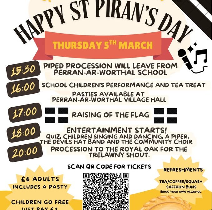 Perran-ar-Worthal St Piran Celebration 2026