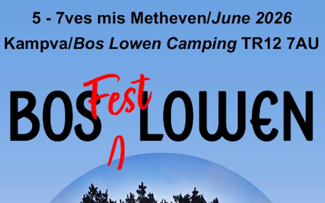 Bos Fest Lowen 2026 – Immersive Cornish language event